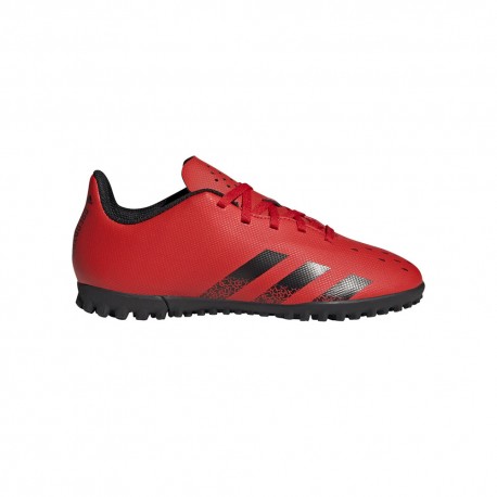 Adidas Scarpe Da Calcio Predator Freak .4 Tf Rosso Nero Bambino