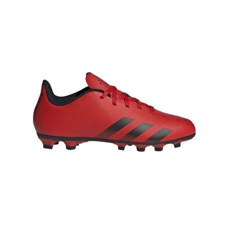 Adidas Scarpe Da Calcio Predator Freak .4 Fxg Rosso Nero Bambino