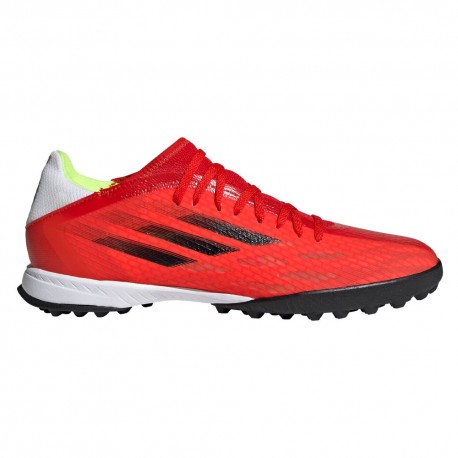 ADIDAS scarpe da calcio x speedflow .3 tf rosso nero uomo