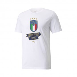 Mezze Maniche Italia Winner bianco blu