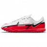Nike Scarpe Da Calcio Phantom Gt2 Club Tf Bianco Rosso Bambino