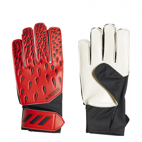ADIDAS guanti calcio predator trn rosso nero bambino