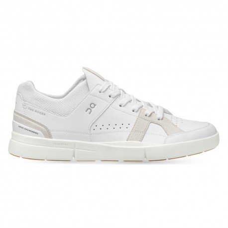 On Sneakers The Roger Clubhouse Bianco Sabbia Donna