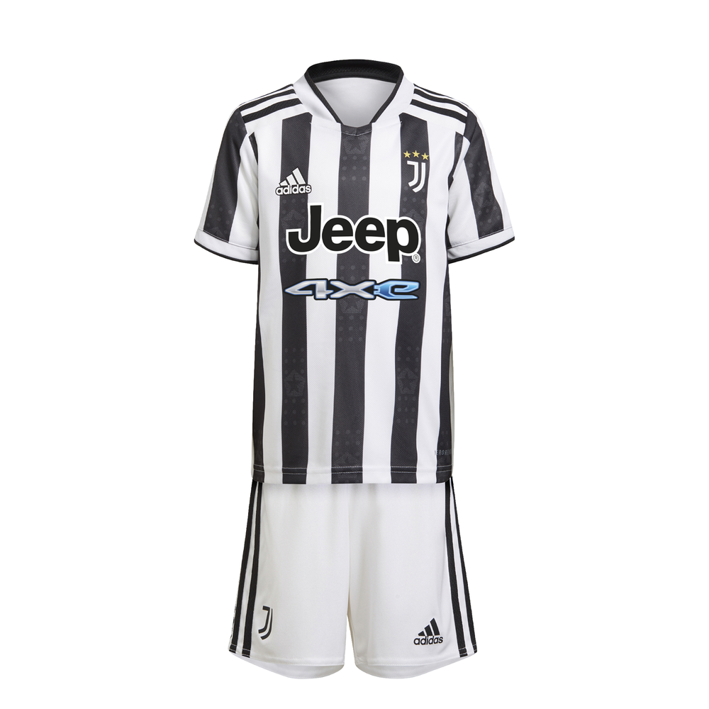 ADIDAS completo calcio neonato juve home 21/22 bianco nero - Acquista  online su Sportland
