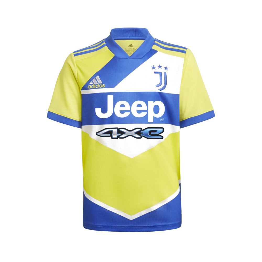 ADIDAS maglia calcio juve 3rd 21/22 giallo blu bambino - Acquista online su  Sportland