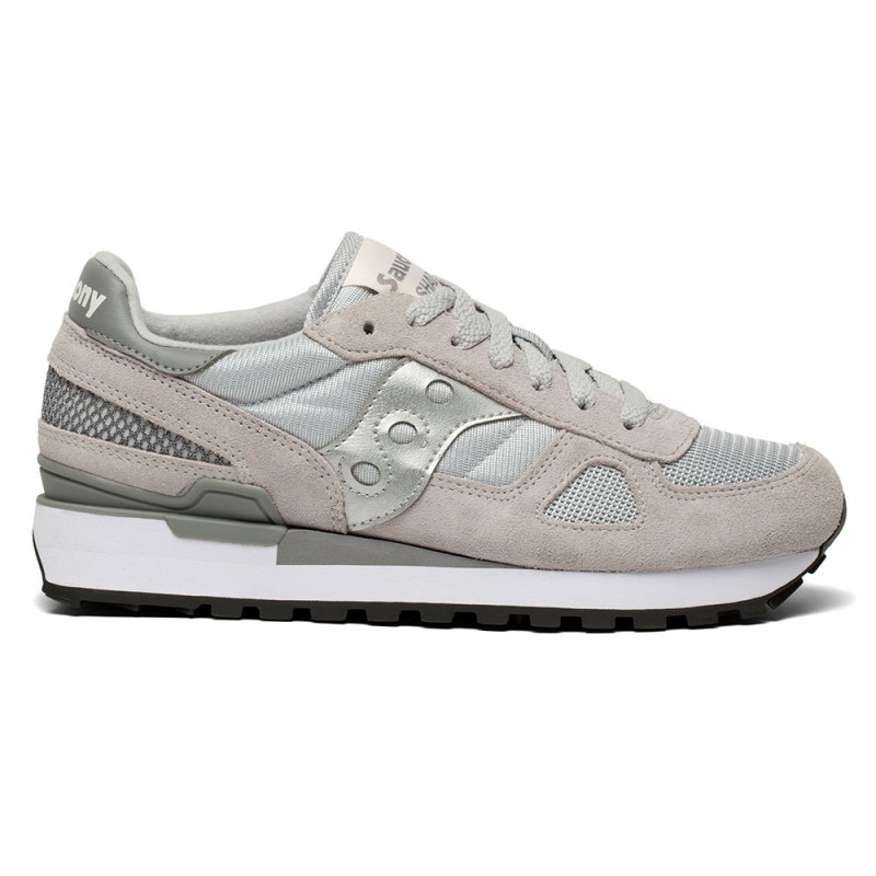 Saucony Sneakers Shadow O Grigio Argento Donna