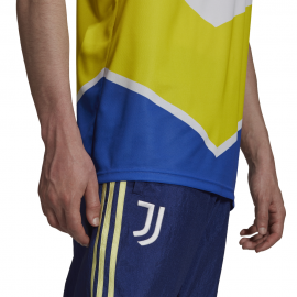 ADIDAS maglia maniche corte juve 3rd 21/22 giallo blu uomo