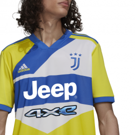 ADIDAS maglia maniche corte juve 3rd 21/22 giallo blu uomo