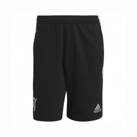 ADIDAS pantaloncini calcio juve 3stripes nero bianco uomo