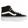 Vans Sneakers Filmore Hi Platform Nero Bianco Donna