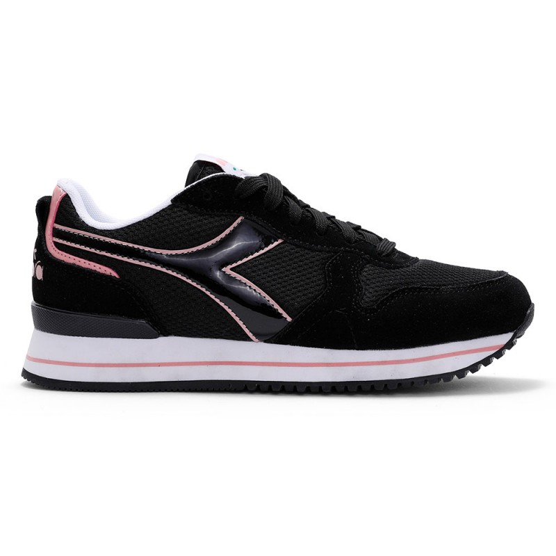 Diadora Sneakers Simple Run Bianco Rosa Donna - Acquista online su Sportland