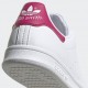 ADIDAS originals sneakers stan smith gs bianco rosso bambino