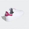 ADIDAS originals sneakers stan smith gs bianco rosso bambino
