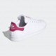 ADIDAS originals sneakers stan smith gs bianco rosso bambino