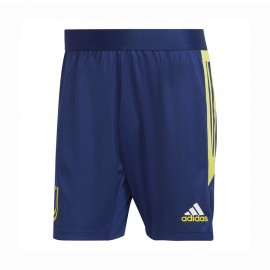 ADIDAS pantaloncini calcio juve eu training blu giallo uomo