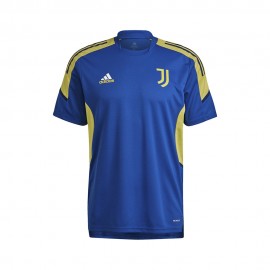 ADIDAS maglia maniche corte juve eu training blu giallo uomo