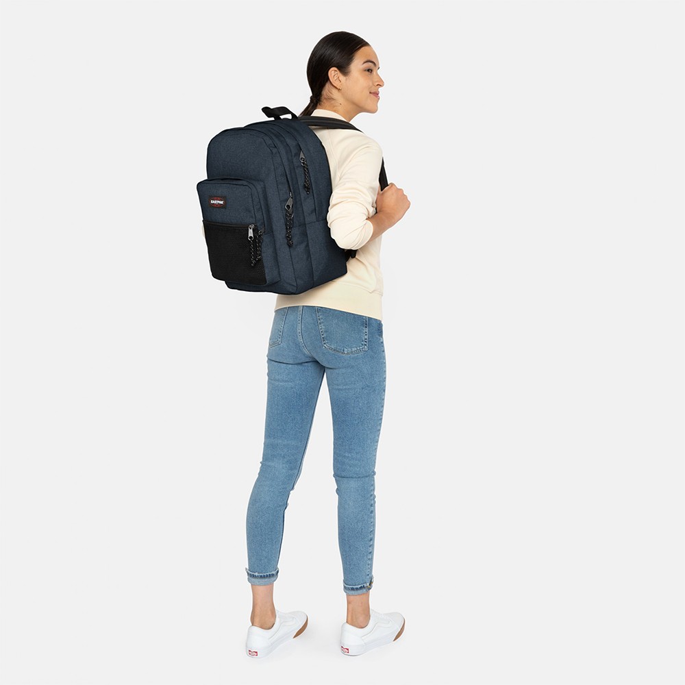 Zaino di jeans blu di Eastpak, €54 | Asos | Lookastic