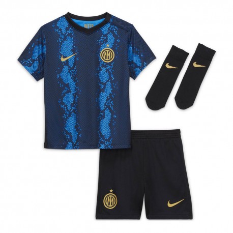 Nike Completo Calcio  Infant Inter Home 21/22 Blu Oro