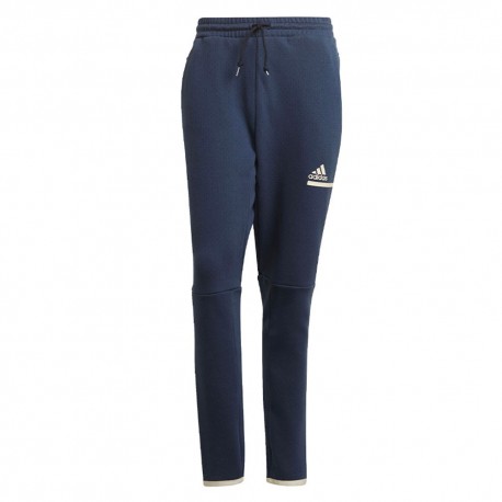 ADIDAS pantaloni c/polsino blu uomo