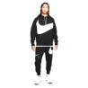 Nike Felpa Con Cappuccio Swoosh Nero Uomo