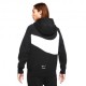 Nike Felpa Con Cappuccio Swoosh Nero Uomo