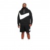 Nike Felpa Con Cappuccio Swoosh Nero Uomo
