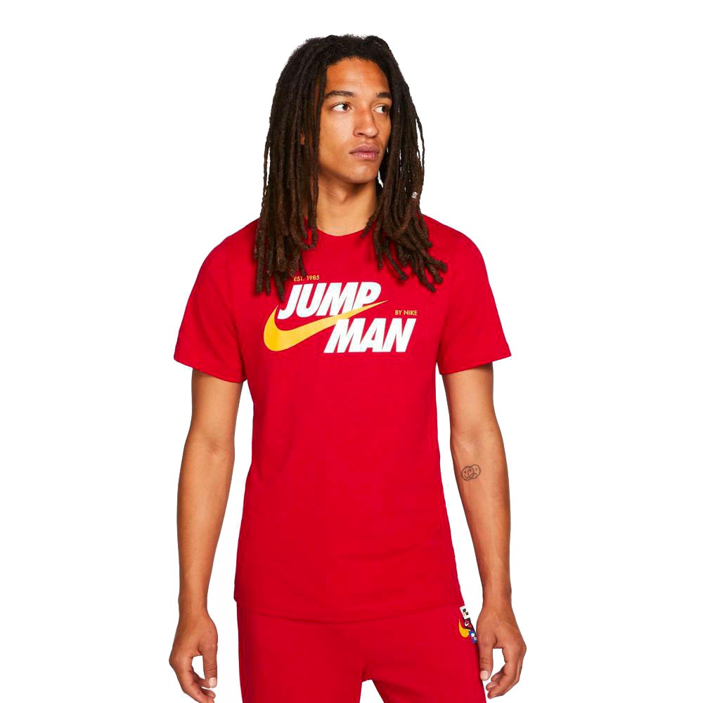 Nike T-Shirt Jordan Jumpman Rosso Uomo XL