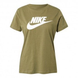 Nike T-Shirt Logo Verde Donna