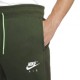 Nike Pantaloni Con Polsino Logo Air Verde Uomo