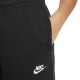 Nike Pantaloni Con Polsino Logo Nero Donna