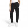 Nike Pantaloni Con Polsino Logo Nero Donna