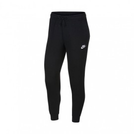 Nike Pantaloni Con Polsino Logo Nero Donna