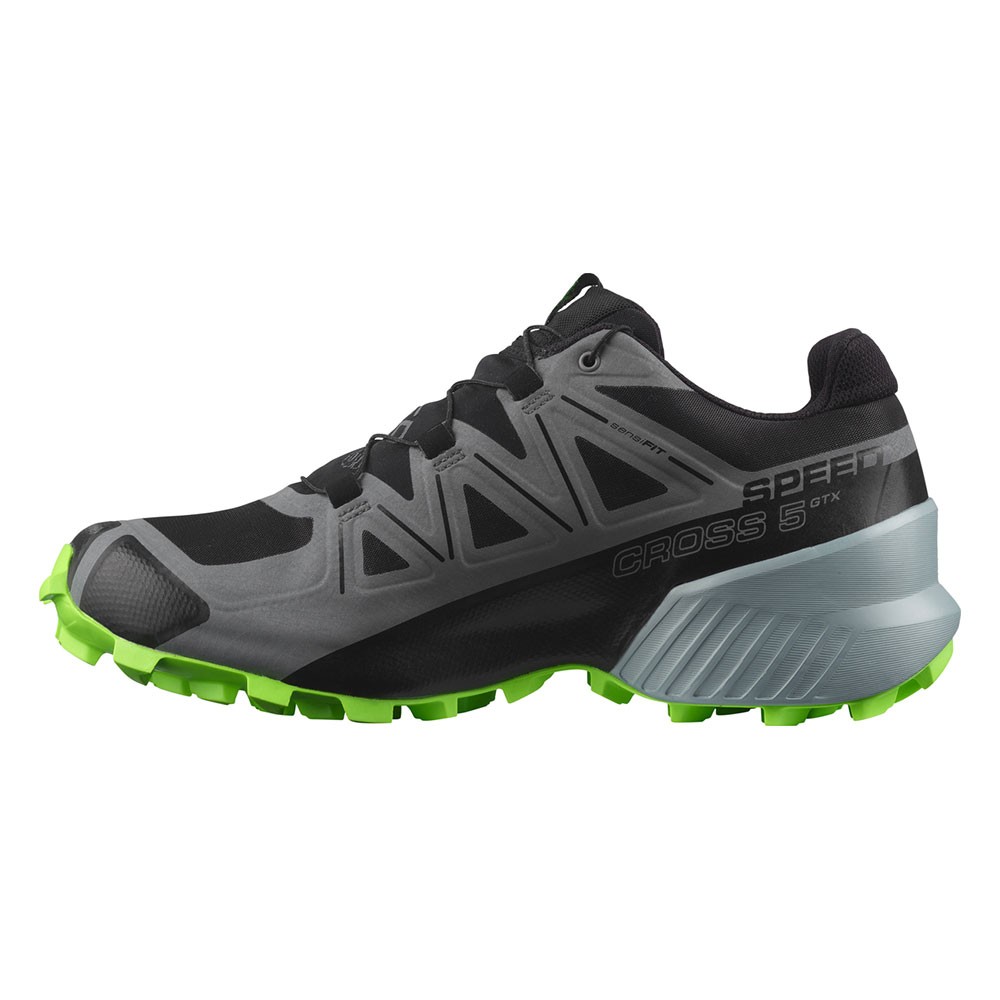Salomon Scarpe Trail Running Speedcross 5 Gtx Nero Verde Uomo - Acquista  online su Sportland