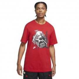 Nike Jordan T-Shirt Rosso Uomo
