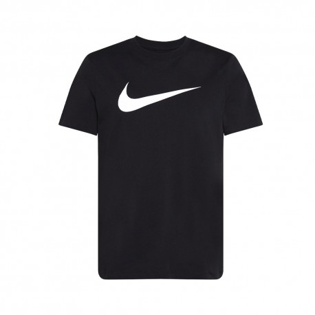 Nike T-Shirt Swoosh Nero Uomo