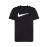 Nike T-Shirt Swoosh Nero Uomo