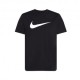 Nike T-Shirt Swoosh Nero Uomo