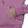 ADIDAS originals felpa con cappuccio logo strass rosa donna