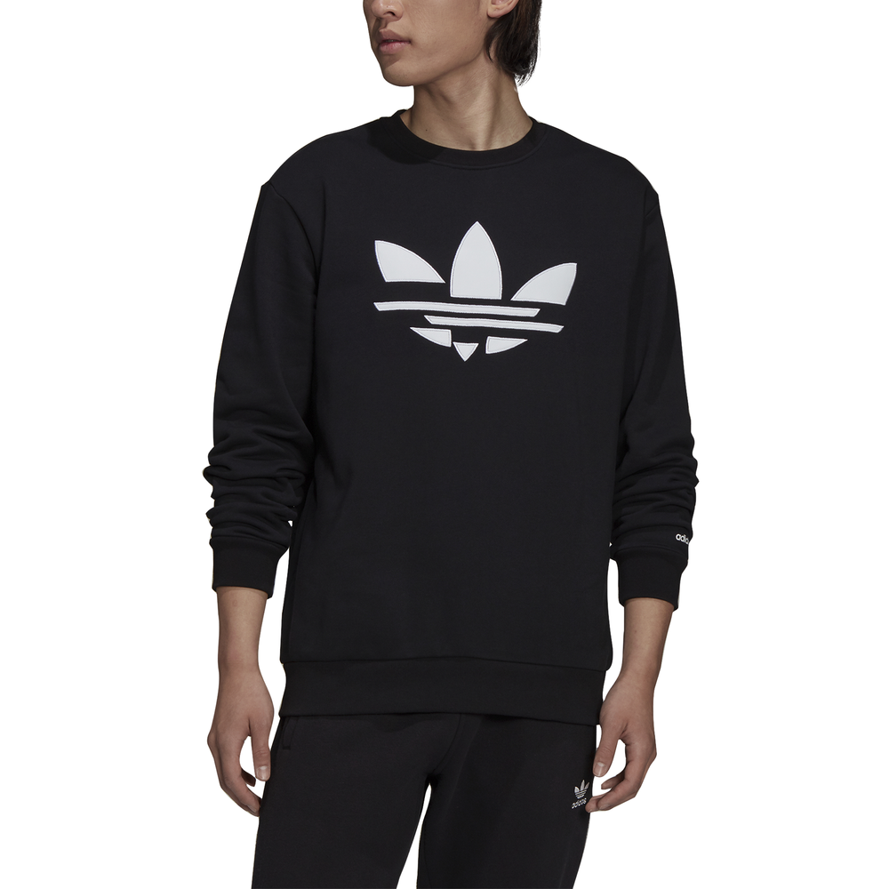 ADIDAS originals felpa girocollo crew nero uomo - Acquista online su  Sportland
