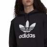 ADIDAS originals felpa logo cappuccio nero uomo