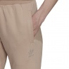 ADIDAS originals pantaloni logo strass beige donna