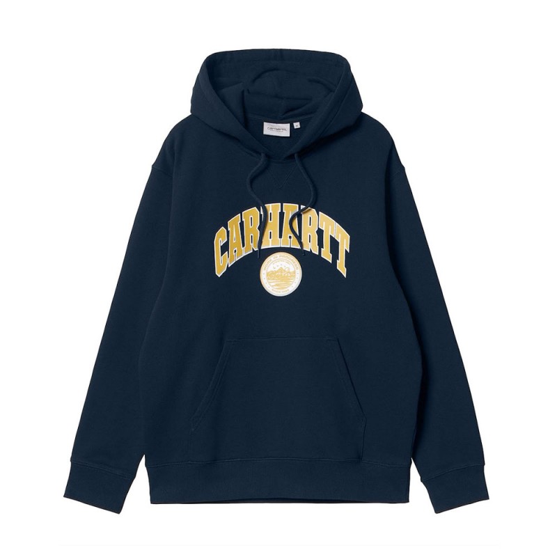 CARHARTT Bordeaux Felpa Da Uomo XL 