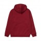 Carhartt Felpa Logo University Rosso Uomo