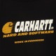 Carhartt T-Shirt Logo Nero Uomo