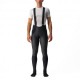 Castelli Salopette Ciclismo Sorpasso Ros Wind Nero Uomo