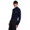 Fred Perry Maglia Maniche Lunghe Dolcevita Logo Blu Uomo