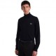 Fred Perry Maglia Maniche Lunghe Dolcevita Logo Nero Uomo