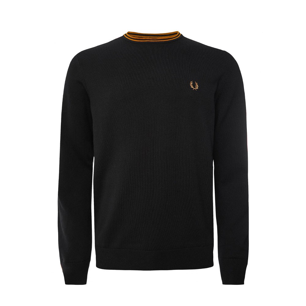 Fred Perry Maglioncino Girocollo Logo Nero Uomo - Acquista online su  Sportland