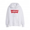 Levi's Felpa Con Cappuccio Bianco Rosso Donna