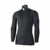 Mico Sport Maglia Trekking Giro Ml Super Thermo Merino 1760 Nero Uomo